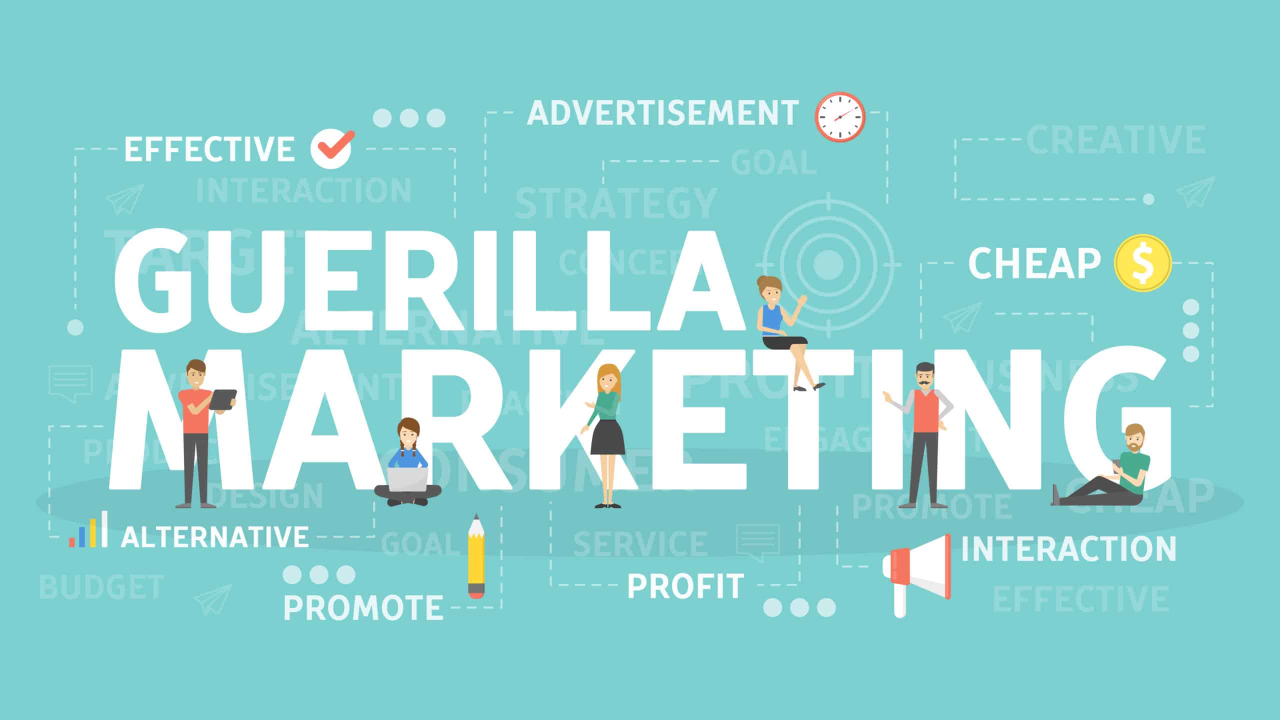 Guerilla marketing methods